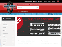 Tablet Screenshot of moto-pneu.cz